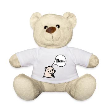 Danke, Capybara. - Teddy - Weiß - Vorne