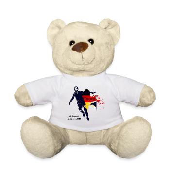 Soccer - Teddy Bear - white - Front