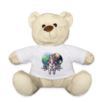 Galactic Mech Horse Hero - Teddy Bear - white - Front
