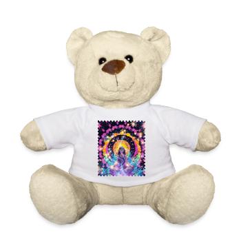 Mandala Meditation Aura - Teddy - Weiß - Vorne