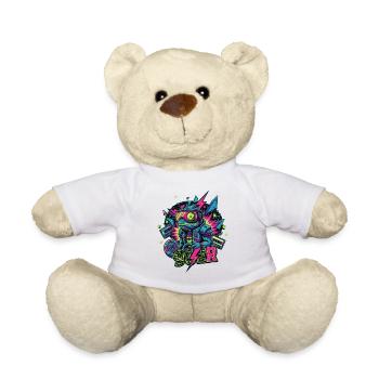 Neopunk Frosch - Teddy - Weiß - Vorne