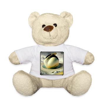 Sphärenring im surrealen Wüstenmeer - Teddy - Weiß - Vorne