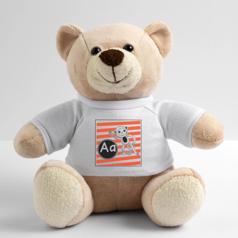 A pour Monkey Learning Letters à l’école primaire Nounours