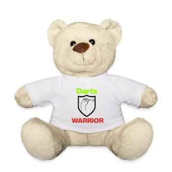 Darts Warrior, Perfect Grip, Onehundreteighty, 180 - Teddy - Weiß - Vorne