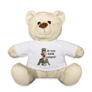 JE VOUS HAIS, COMPRIS ? - Nounours - blanc - Devant