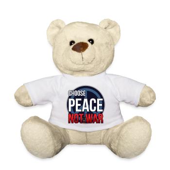 Choisissez la paix et non la guerre - Nounours - blanc - Devant