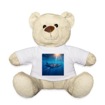 Walhai im Ozean Meeresbewohner Natur Design - Teddy - Weiß - Vorne