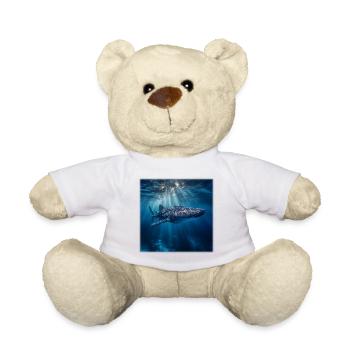 Walhai im Ozean Meeresbewohner Design Natur - Teddy - Weiß - Vorne