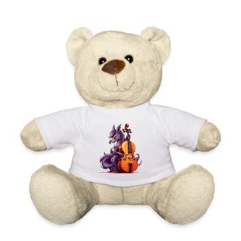 Cello-Pony im Fantasie-Orchester - Teddy - Weiß - Vorne