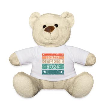 Stolzes Kitakind 2026 Kita Start Kindergarten Hort - Teddy - Weiß - Vorne