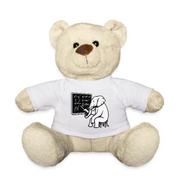 Professor Elephant - Teddy - Weiß - Vorne