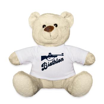 Winter Sports Biathlon - Teddy Bear - white - Front