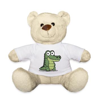 Crocodile - Nounours - blanc - Devant