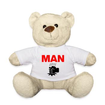 Homme Coup de poing – Poing Puissant ! Harald, Réalité, Mème - Nounours - blanc - Devant