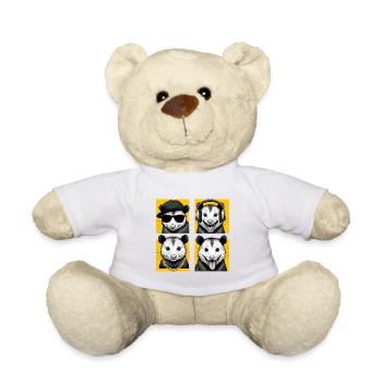 opossum - Teddy Bear - white - Front