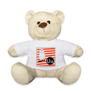 U wie Uhu - Teddy - Weiß - Vorne