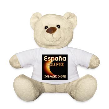 Eclipse Observation Spain - Teddy Bear - white - Front