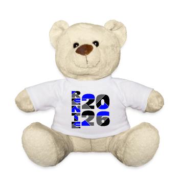 Chiffres annuels des pensions 2026 - Nounours - blanc - Devant