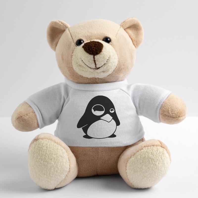 Grumpy Tux – Funny Linux Penguin for Nerds Teddy Bear