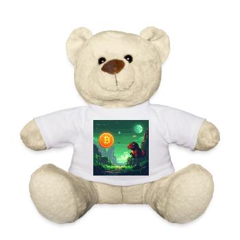 Space Bitcoin Odyssee - Teddy - Weiß - Vorne
