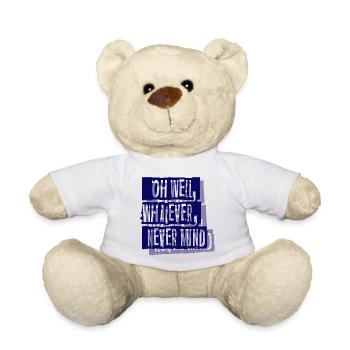 Vergiss es - Teddy - Weiß - Vorne