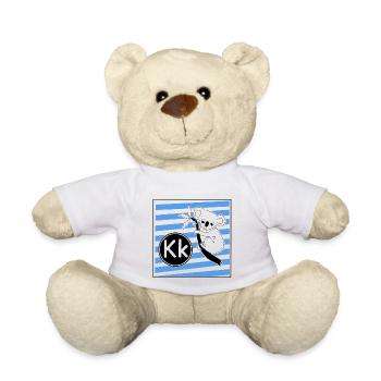 K pour Koala - Nounours - blanc - Devant