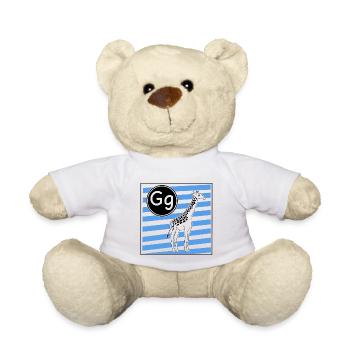 G wie Giraffe - Teddy - Weiß - Vorne