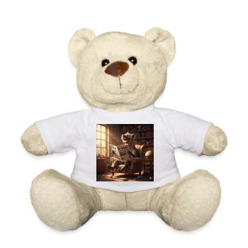 Literarische Hyäne im Salon - Teddy - Weiß - Vorne