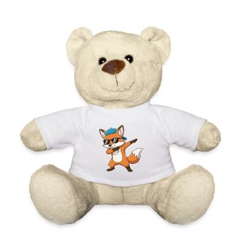 Dessins animés Cool Dab Fox Sunglasses - Nounours - blanc - Devant