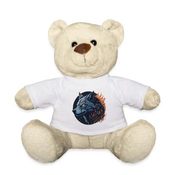 Loup nocturne  - Nounours - blanc - Devant