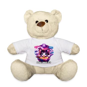 Ramen Neko Neon 404 - Teddy - Weiß - Vorne