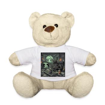 Post-Apocalyptic Monday - Roach Office Crisis - Teddy Bear - white - Front