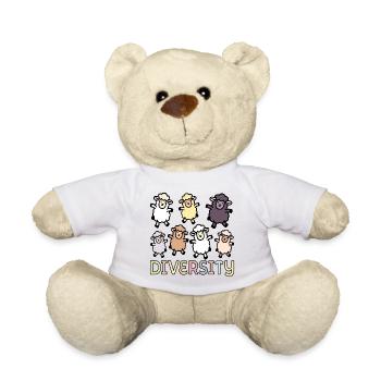 Diversity Sheep Inclusion - Teddy Bear - white - Front