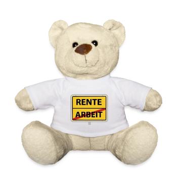 Panneau du lieu de travail de pension - Nounours - blanc - Devant
