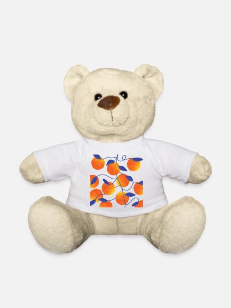 Oranges - Nounours - blanc
