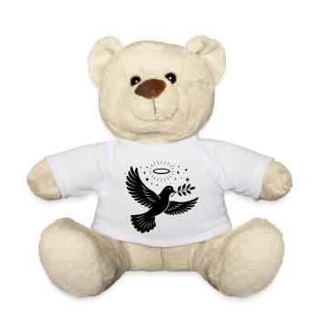 Dove Holy Christian - Teddy Bear - white - Front