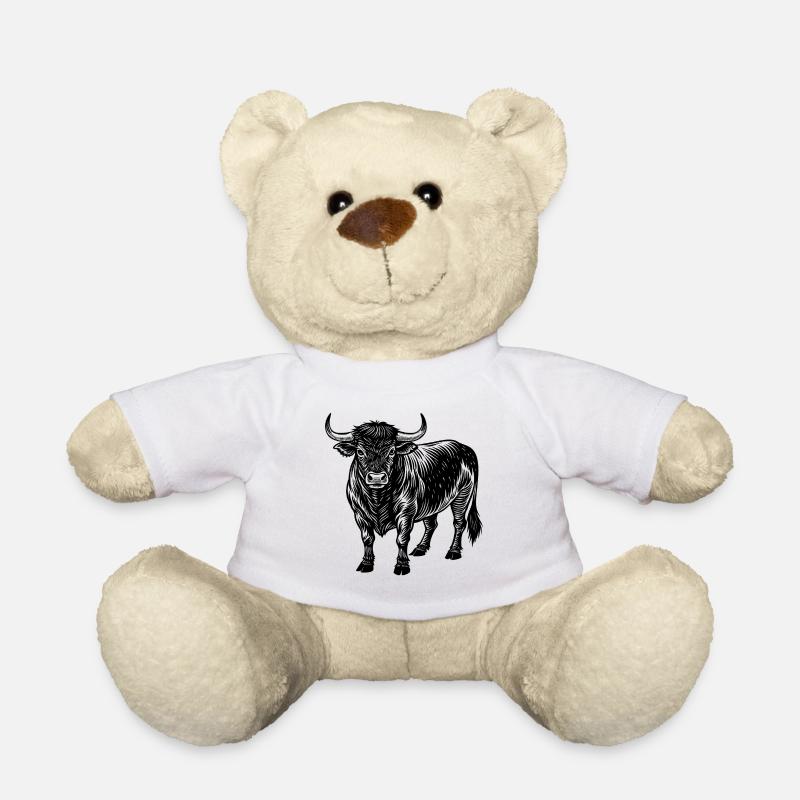 Angus-Bulle - Teddy - Weiß