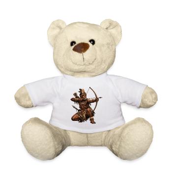 Bowhunters of the Wild - Teddy Bear - white - Front