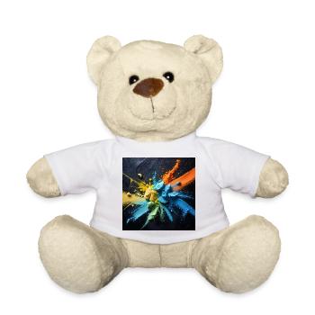 Regenbogenstaub-Explosion - Teddy - Weiß - Vorne
