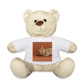 Schlafendes Gepardenjunges - Teddy - Weiß - Vorne