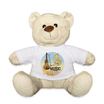 Musical instruments - Teddy Bear - white - Front