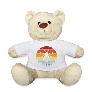 Vintage-Retro-Bienenenzüchter - Teddy - Weiß - Vorne