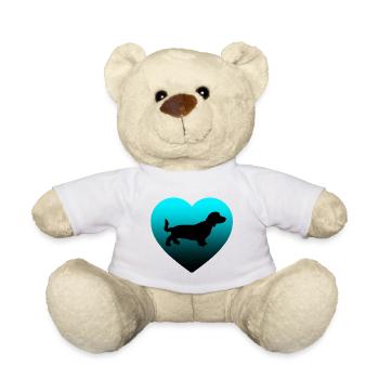 Dackel - Teddy - Weiß - Vorne