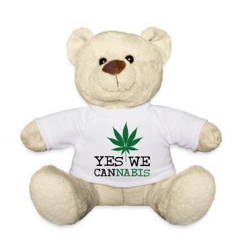 Ja, wir Cannabis - Teddy - Weiß - Vorne