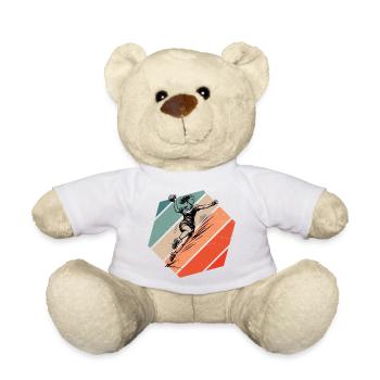 J’adore le handball avec un motif cool pour le handball pour - Nounours - blanc - Devant