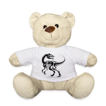Raptor - J’étais le patron... devant la météorite - Nounours - blanc - Devant