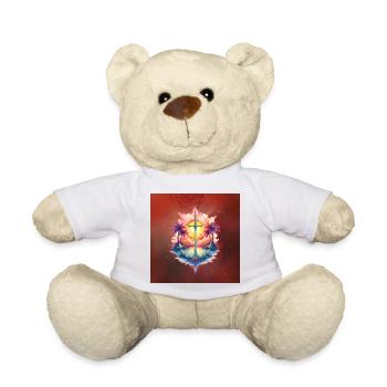 Solar Anchor in Tropical Paradise - Teddy Bear - white - Front