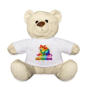 Munster Mouse Rainbow - Teddy Bear - white - Front