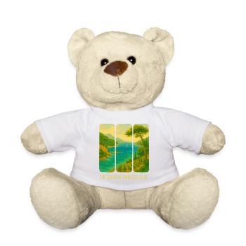 The calm of the blue horizon - Teddy Bear - white - Front
