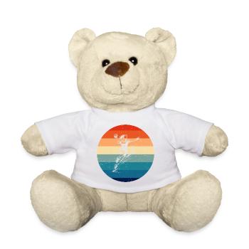 Klassisches Handball Motiv fuer Frauen - Teddy - Weiß - Vorne